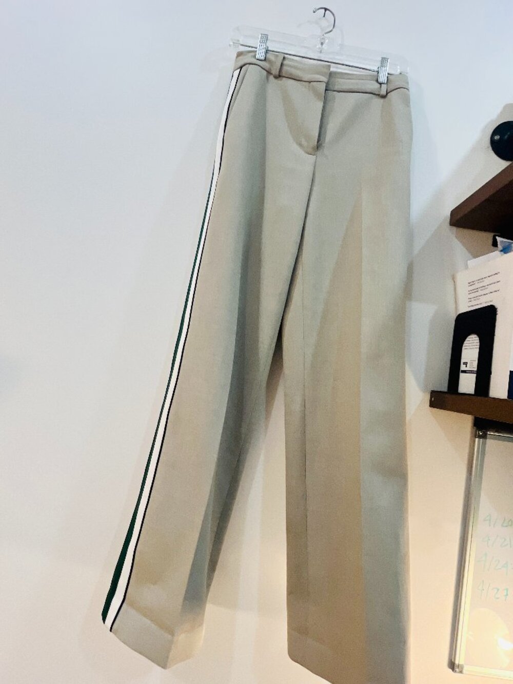 Babaton Aritzia Trousers with Athletic Stripe